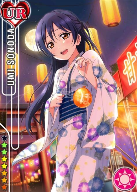 Pin By Micgelf On Lovelive Card Umi Love Live Anime Love Umi