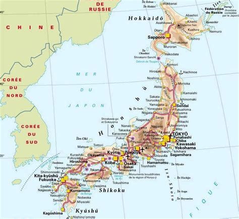 Japan map of the world to watch this countries structure for a map this country famous in all the world for his technologies and bullet train and development structure shows many pepols are like for a. Japan cities map - Japan map of cities (Eastern Asia - Asia)