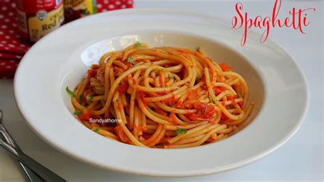 Spaghetti Recipe Indian Style Tomato Spaghetti Sandhyas Recipes