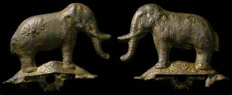Medieval Bronze Elephant 16th 17th Century Ad Elephant Archaeology