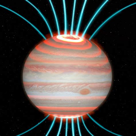 Jupiters High Temperature Traced To Planets Powerful Auroras