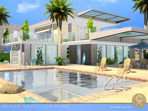 The Sims Resource Beach Vacation Home
