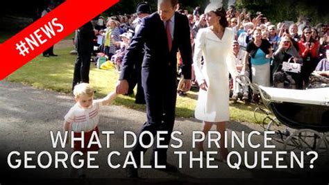 what does prince george call the queen royal tot has a cute name for great gran mirror online