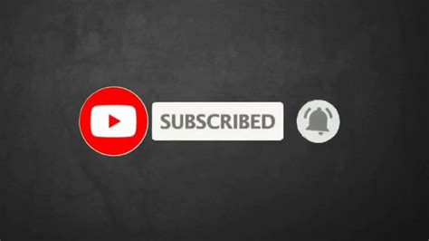 Animated Subscribe Button And Bell Icon With No Copyright Youtube