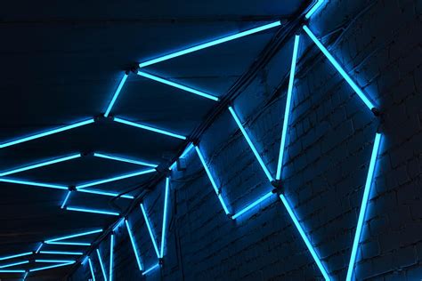 Gelap Neon Lampu Cahaya Plafon Wallpaper Hd Pxfuel
