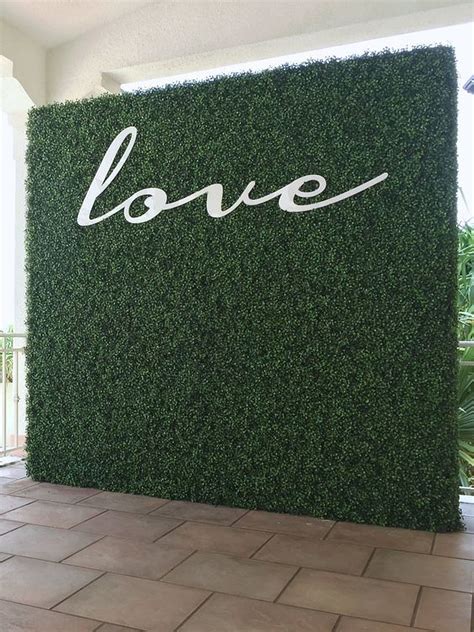 Green Hedge Artificial Flower Wall Boxwood Backdrop Flower Wall