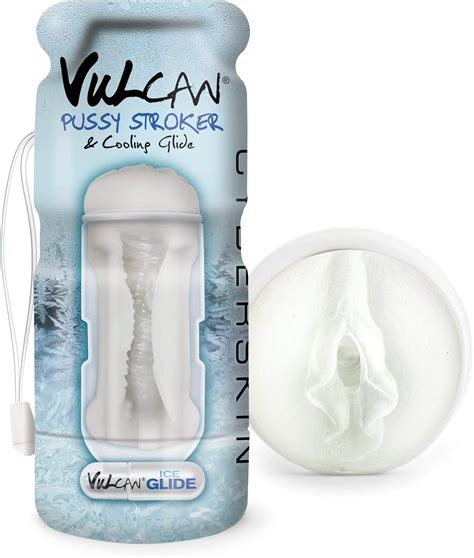 Amazon Com Cyberskin Vulcan Pussy Stroker With Cooling Glide Frost Male Masturbator Cup Sex