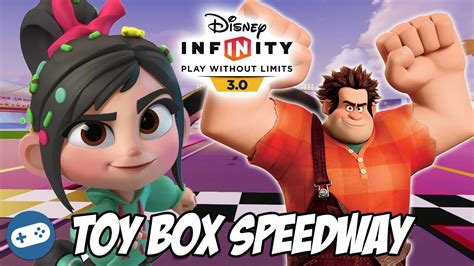 Vanellope And Wreck It Ralph Disney Infinity 30 Toy Box Speedway