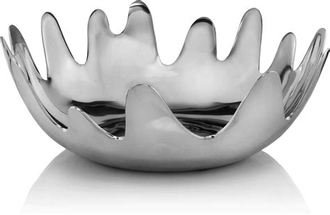 Modern Day Accents Aluminum Decorative Splash Bowl