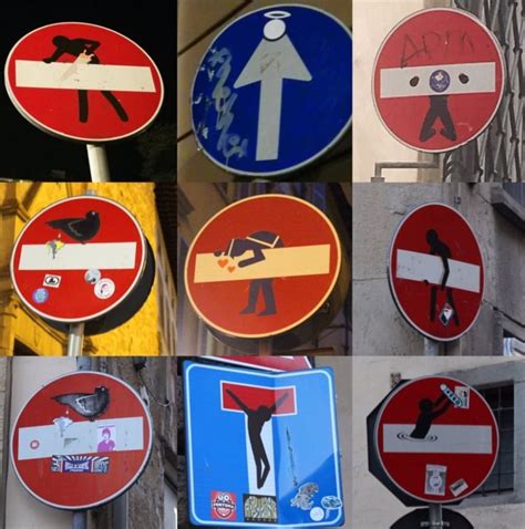 Street Sign Art In Florence Italy Mildlyinteresting