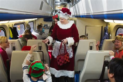 Take A Christmas Train Ride On The Santa Train In Virginia