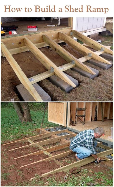 How To Build A Shed Ramp The Right Way Storage Shed Plans Shed Ramp