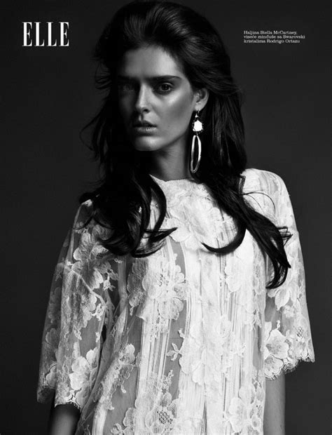 Anouk Hagemeijer For Elle Serbia The Black And White Idea