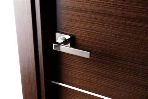 The wooden door design is very reliable and has high heat and sound insulation characteristics. Mia Modern European Interior Doors --door handle | Doors ...
