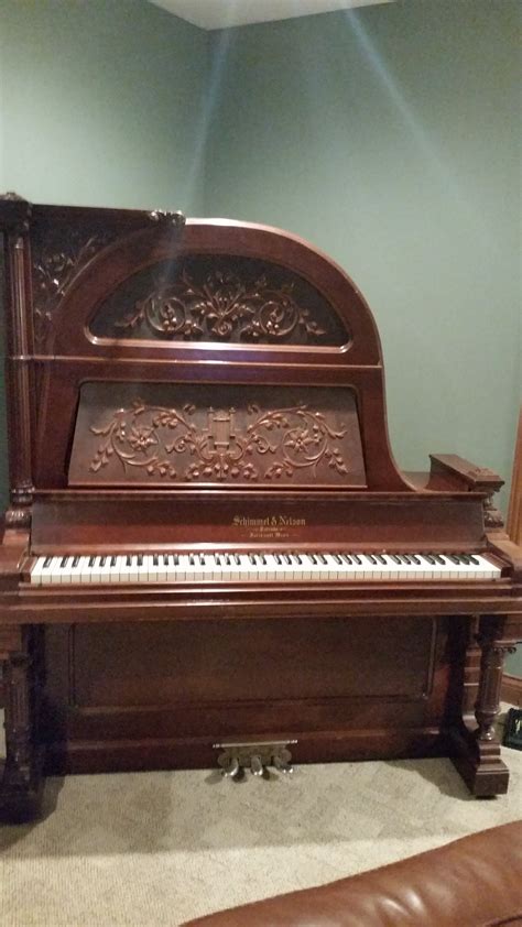 I Have An Upright Baby Grand Giraffe Schimmel And Piano 1893 1332