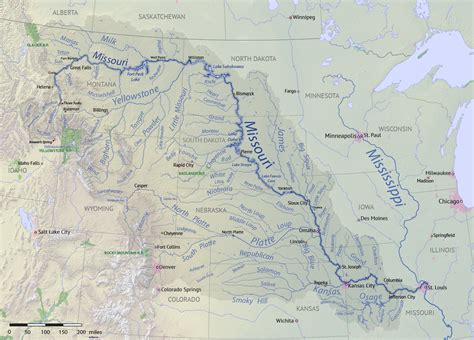 List of dams in the Missouri River watershed - Wikiwand