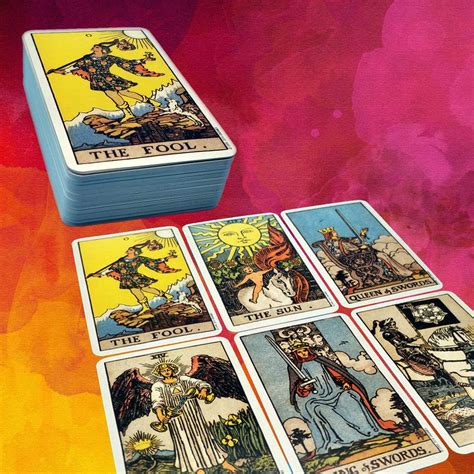 Check spelling or type a new query. Tarot Decks With 78 Cards Smithwaite Tarot Cards 78 sheets / sets of color box packaging ...