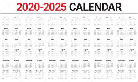 2021 2022 2023 2024 Calendar 2021 2022 2023 Thrre Year Calendar Images