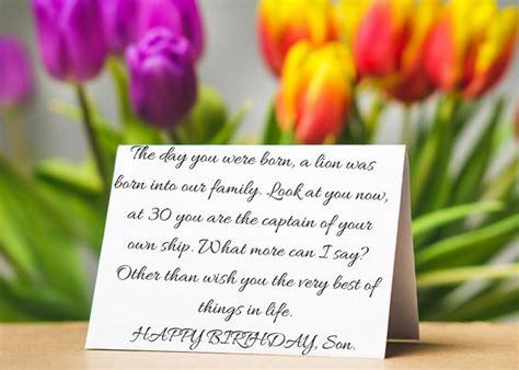 What are some good birthday card writing tips? What To Write in a 30th Birthday Wishes Card - 30th ...