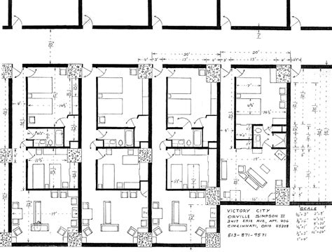 Victory City Tour Floor Plan Of One And Two Bedroom Apartments