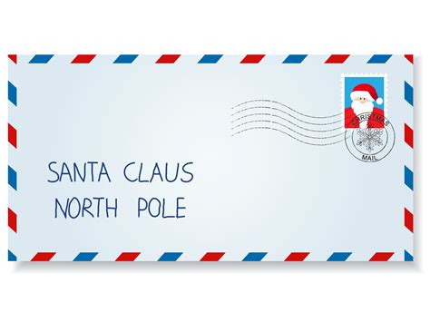 Let him open the envelope stamped by santa himself. How to Christmas - Can I Call You Santa?