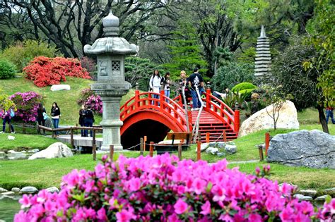 Japanese Garden In Buenos Aires Park