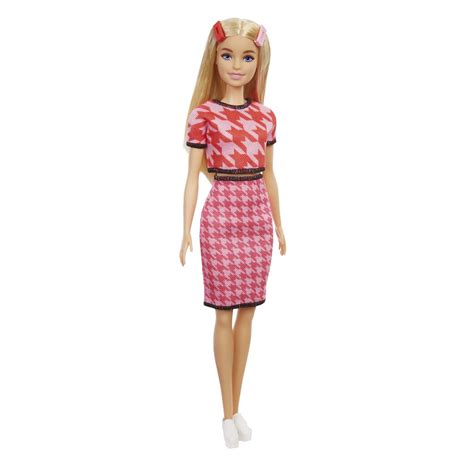 Barbie Doll Fashionistas Original Houndstooth Top Spot