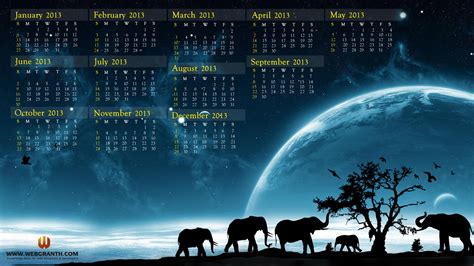 Sfondi Calendari Gambaran