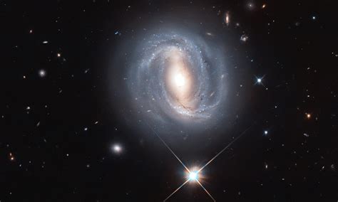 Hubble Space Telescope Sees Near and Far