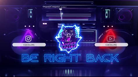 Be Right Back Screen Custom For Twitch Youtube