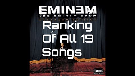 My Own Ranking Of All 19 Songs On Eminem S TES Expanded Edition