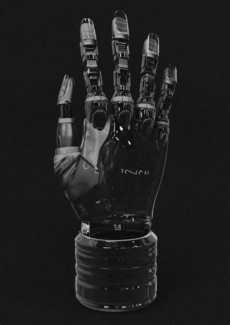 Rhubarbes Cyborg Science Fiction Bionico Robot Hand Humanoid Robot