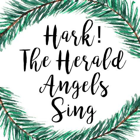 Hark The Herald Angels Sing Print Instant Digital Download Christmas Instant Printable