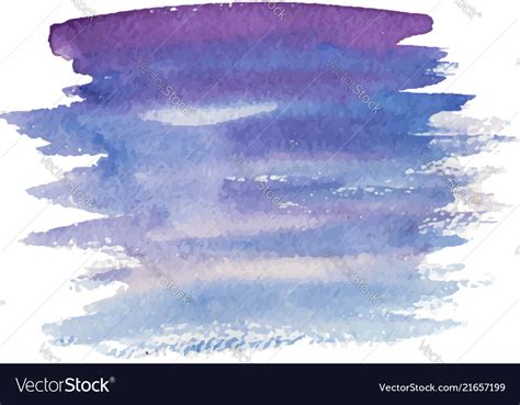 Abstract Watercolor Brush Strokes Royalty Free Vector Image