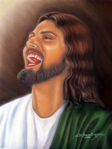 Laughing Jesus Pictures Free Jesus Laughing And Sarah Said God Hath