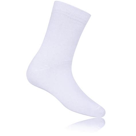 White Cotton Ankle Socks Larry Adams Meanswear