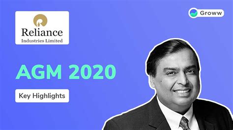 Reliance's products and services portfolio touches. Reliance Industries Limited AGM 2020: Key Highlights ...
