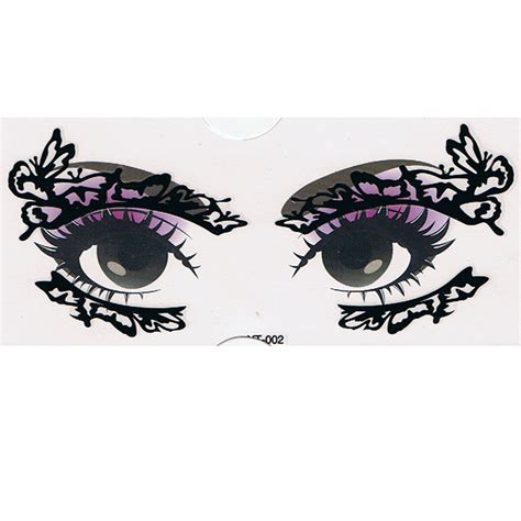 yt 002 new fashion makeup black eye stickers