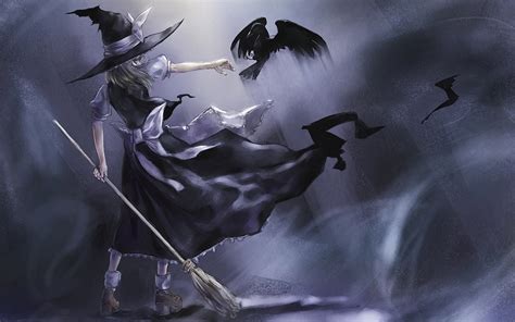 Wallpaper Id 732564 2k Magic Dark Fantasy Occult Female Girl Woman Mage Girls Art