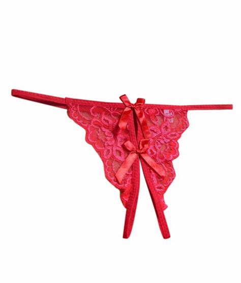 Buy Rosy Lace Crotchless Thong Online At Best Prices In India Snapdeal