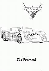 Shu Todoroki Gearsley Nigel Sportwagens Ecoloringpage Uitprinten sketch template