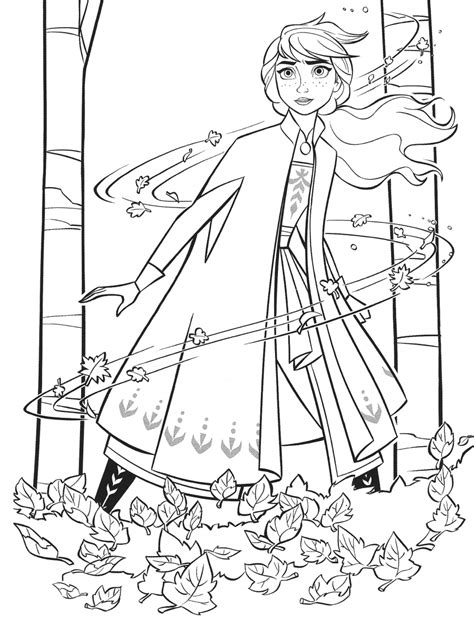 This frozen coloring pages article contains affiliate links. New Frozen 2 coloring pages with Anna - YouLoveIt.com