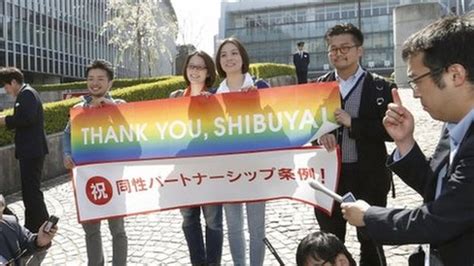 Tokyo Ward Shibuya Certifies Same Sex Partnerships Bbc News