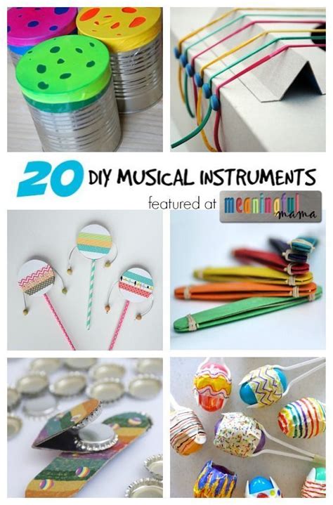 20 Diy Musical Instruments Homemade Musical Instruments Kids Musical