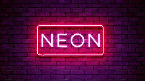 How To Create Neon Glow Text Effect Photoshop Tutorial Images