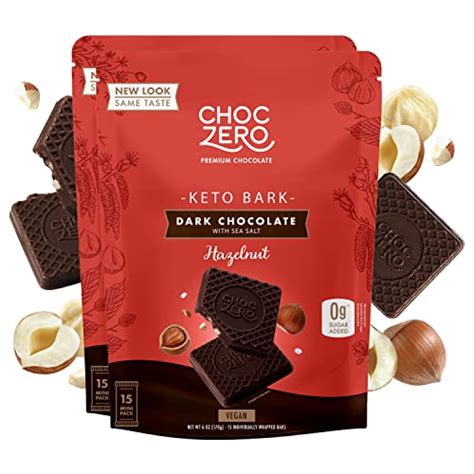 Indulge Keto Style With Choczeros Dark Chocolate Hazelnut Bark My