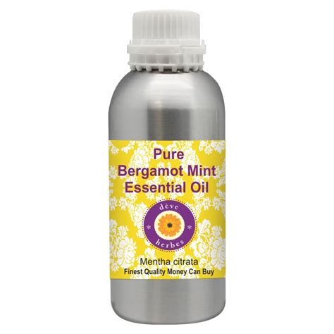 Deve Herbs Pure Bergamot Mint Essential Oil Mentha Citrata 100