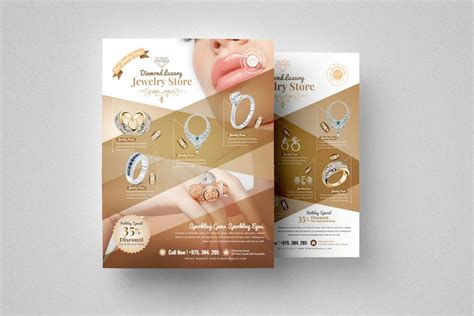 Jewelry Store Flyer Template Graphic Templates Envato Elements
