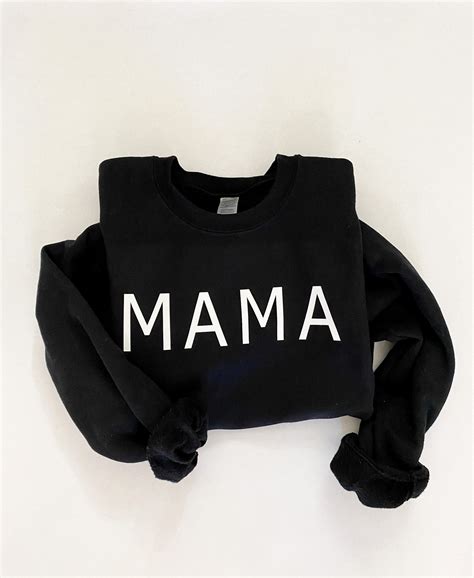 Mama Unisex Sweatshirt Mama Crewneck T For Mom Mama Etsy
