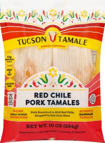 Tucson Tamale Red Chile Pork Tamales 2 Ct 10 Oz Ralphs